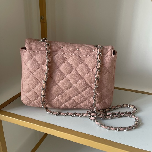 Pink studded shoulder bag - Picture 4 of 4